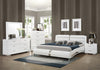 Felicity Contemporary White Eastern King Four-Piece Set image