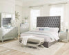 Camille Grey Upholstered Queen Bed image