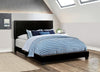 Dorian Black Faux Leather Upholstered Full Bed image