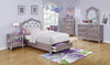 Caroline Metallic Lilac Twin Storage Bed image