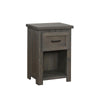 Napoleon Rustic Gun Smoke Nightstand image