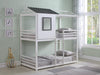 Belton Light Grey Twin-over-Twin Bunk Bed image