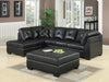 Darie Contemporary Black Sectional image