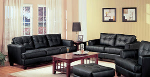 Samuel Transitional Black Two-Piece Living Room Set image