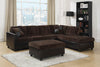 Mallory Casual Dark Chocolate Sectional image