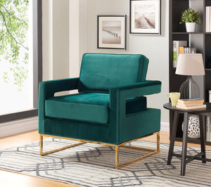 Meridian Noah Accent Chair in Green 511Green image