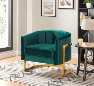 Meridian Carter Accent Chair in Green 515Green image