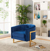 Meridian Carter Accent Chair in Navy 515Navy image