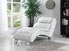 Dilleston Contemporary White Chaise image
