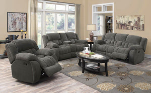 Weissman Grey Reclining Sofa image
