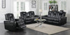 Delangelo Black Power Motion Three-Piece Living Room Set image