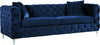 Meridian Scarlett Velvet Sofa in Navy 663Navy-S image