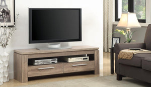 Transitional Weathered Brown TV Console image