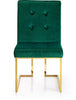 Meridian Pierre Velvet Dining Chair in Green (Set of 2) 714Green-C image