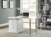 G800325 Contemporary White Writing Desk image