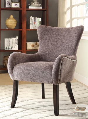 Traditional Grey Accent Chair image